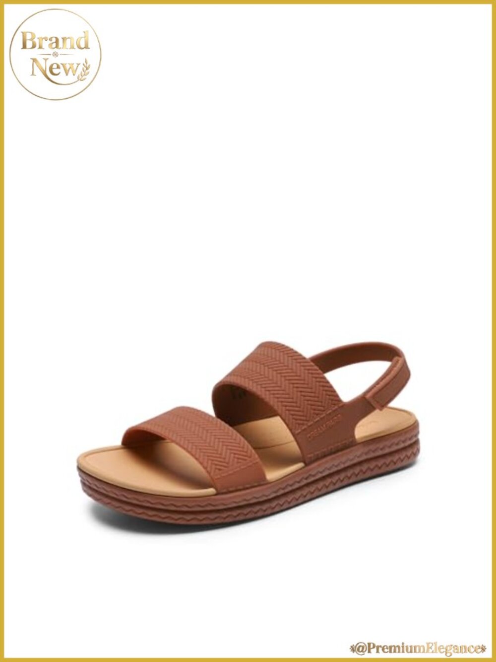 Waterproof Flat Sandals with Arch Support | Quick-Dry TPU Beach Shoes
